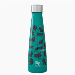 S'well catitude stainless steel water bottle teal